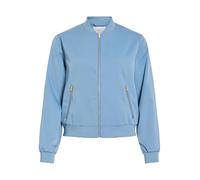 Vila Female Damen Bomberjacke mit Reißverschluss, leichte Übergangsjacke VIBUBBLE Reißverschluss