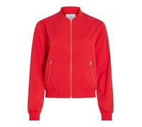 Vila Female Damen Bomberjacke mit Reißverschluss, leichte Übergangsjacke VIBUBBLE Reißverschluss