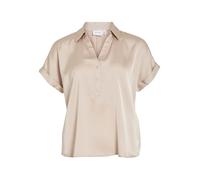 Vila Enna Ravenna Kurzarm-bluse 40 Cement