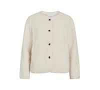 Vila Teddyjacke VIADA mit Knopfleiste Plüsch 100% Polyester Birch Gr. 34