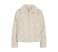 Vila Kunstfell-Jacke Damen beige, 38