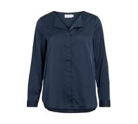 Vila Ellette V-neck Satin Langarmhemd