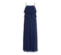 Trägerkleid VILA "VICHIFFON SINGLET PLEATS DRESS - NOOS" Gr. 40, N-Gr, blau (navy blazer) Damen Kleider (57395644-40) navy blazer