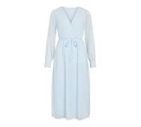 Vila Midikleid mit Taillenband Modell 'FALIA' in Hellblau, Größe 42