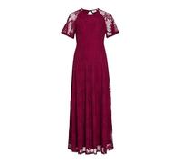 Vila Femma Kurzarm Langes Kleid