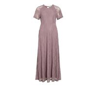 Vila Maxikleid aus Spitze mit Rundhalsausschnitt in Mauve, Größe XS