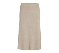 Vila Comfy Long Skirt Beige L Frau (Herstellerartikelnummer: 14084329-NaturalMelange-L)