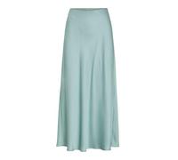 Maxirock VILA "VIELLETTE HW LONG SKIRT - NOOS", Damen, Gr. 34, blau surf, Web, Obermaterial: 100% Polyester, unifarben, Basic schmal wadenlang, Röcke Maxirock (74537820-34) blau surf