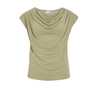 Vila Female Oberteil mit angeschnittenen Ärmeln VIMODALA Wasserfall-Ausschnitt