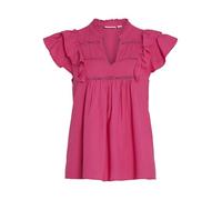 Vila Female Oberteil mit kurzen Ärmeln Detailreiches