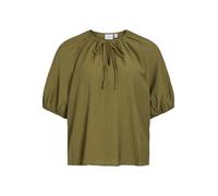 Vila Female Oberteil mit kurzen Ärmeln Tie Neck