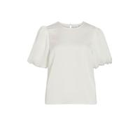 Vila Ellette Satin Puff Kurzarm-bluse
