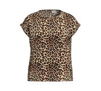 Vila Female Oberteil mit kurzen Ärmeln VIELLETTE Rundhals