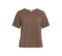 Vila Female Oberteil mit kurzen Ärmeln VIPLISA Plissierter | Short Sleeved Top