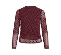 Vila Female Oberteil mit Langen Ärmeln VIRIKKE Stehkragen | Long Sleeved Top