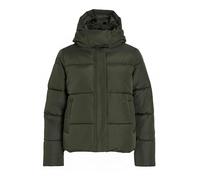Steppjacke VILA "VIMILJA PADDED PUFFER - NOOS", Damen, Gr. 34, deep depths, Web, Obermaterial: 100% Polyester, unifarben, regular fit, Jacken Steppjacke (69567663-34) deep depths