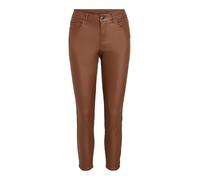Vila Female Slim-Fit-Hose Petite - beschichtete