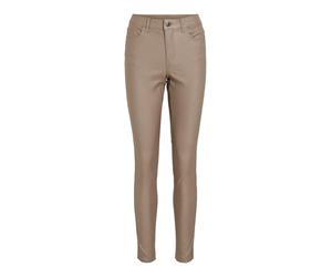 Vila Female Slim-Fit-Hose VISARAH beschichtete