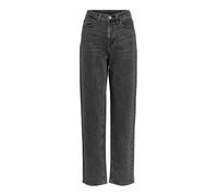 Vila Kelly Jaf Straight Fit Hochtaillierte Jeans