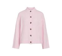 Strickjacke VILA, Damen, Gr. S, cherry blossom detail:melange, Strick, Obermaterial: 70% Polyester, 20% Polyacryl, 10% Nylon, meliert, normal, hoch geschlossener Ausschnitt, Strickjacken Strickjacke (