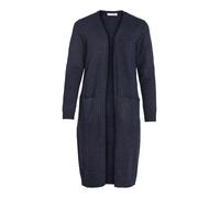 Vila Strickjacke Viril Long L/S Knit Cardigan – Damen – Noos – Blau