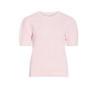 Kurzarmpullover VILA "VIDALO O-NECK S/S KNIT TOP - NOOS", Damen, Gr. S, cherry blossom, Strick, Obermaterial: 100% Baumwolle, unifarben, regular fit normal, Rundhals, Rippbündchen, Pullover (86821443-