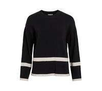 Vila Ril Pullover 2XL Black / Stripes Slnm