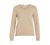 VILA Damen Pullover 'Ril' beige, Größe XXL Beige