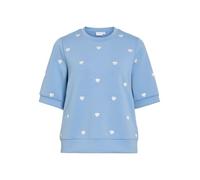 Vila Female Sweatshirt mit kurzen Ärmeln VISIF Kurzes Rundhals