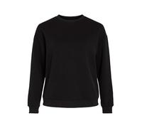 Sweatshirt VILA "VISANDY L/S SWEAT TOP - NOOS" Gr. L (40), schwarz (black) Damen Sweatshirts (79808347-L) black