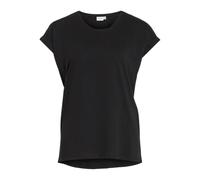 Rundhalsshirt VILA "VIDREAMERS NEW PURE T-SHIRT/SU-NOOS" Gr. XL (42), schwarz (black) Damen Shirts (83980504-XL) black