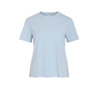Kurzarmshirt VILA "VINORA S/S T-SHIRT - NOOS", Damen, Gr. L, nantucket breeze, Jersey, Obermaterial: 96% Baumwolle, 4% Elasthan, unifarben, regular fit normal, Rundhals, Shirts, Baumwollmischung, regu