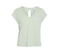 VILA - VISYMA V-NECK CAP SLEEVE TOP silt green - Gr. - S