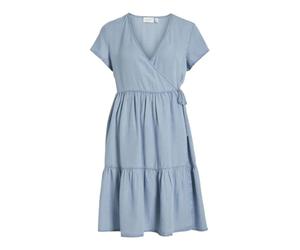 Vila Female Wickelkleid Kurzärmeliges