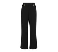 Vila - Bekleidung Viclua Hw Wide Button Pants- Noos - schwarz - Größe M