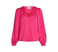 VILA gewobene Bluse VIELLETTE aus recyceltem Polyester in Rosa XS