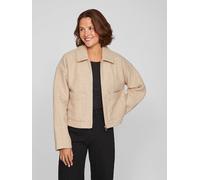 Vila Hemdjacke "Jadas" in Beige - Größe 44 | Damenjacken