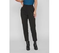 Vila Slim Fit Stoffhose mit Bundfalten Modell 'VARONE' in Black, Größe 44