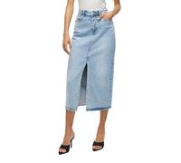 Vila Jeansrock VIJAF Midi light blau Denim wash LBD 065 Damen Gr. 36