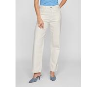 Vila Jeans - Tapered fit - in Creme - Größe 36/L32 | Damenjeans