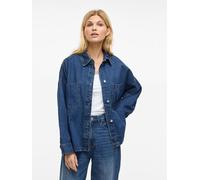 Vila Jeanshemd "Creek" in Dunkelblau - Größe 36 | Damen Blusen