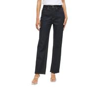 Vila Kelly Jaf Straight Fit Hochtaillierte Jeans