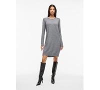 Vila NOS Damen VIRIL L/S Knit Dress-NOOS Kleid, Medium Grey Melange, XL