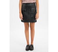 Vila Kunstleder-Minirock Damen schwarz, 38