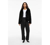 Vila Kunstpelzjacke "VIDORTE" in Schwarz - Größe 36 | Damenjacken