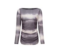 Vila Langarmshirt Damen anthrazit, S