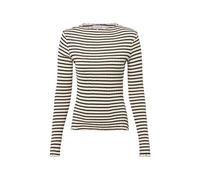 Vila Langarmshirt Damen ecru, M