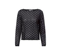 Vila Langarmshirt Damen schwarz, 40
