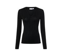 Vila Langarmshirt Damen schwarz, XS