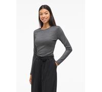 Vila Longsleeve "Vicatera" in Dunkelgrau - Größe S | Damen Tops